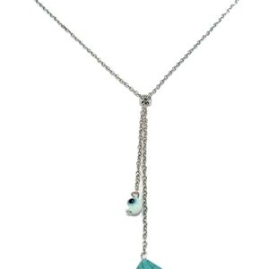 Oxidised chain with Diferent ston modern style Choker Necklace (n361)